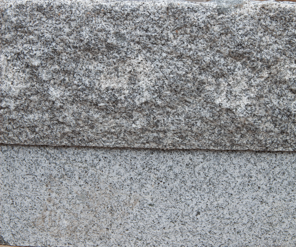 Kantsten RV4 - 750-1250x100x150 -  Rak sten - Grå granit - Hel pall 14st - Ursprung: Kina