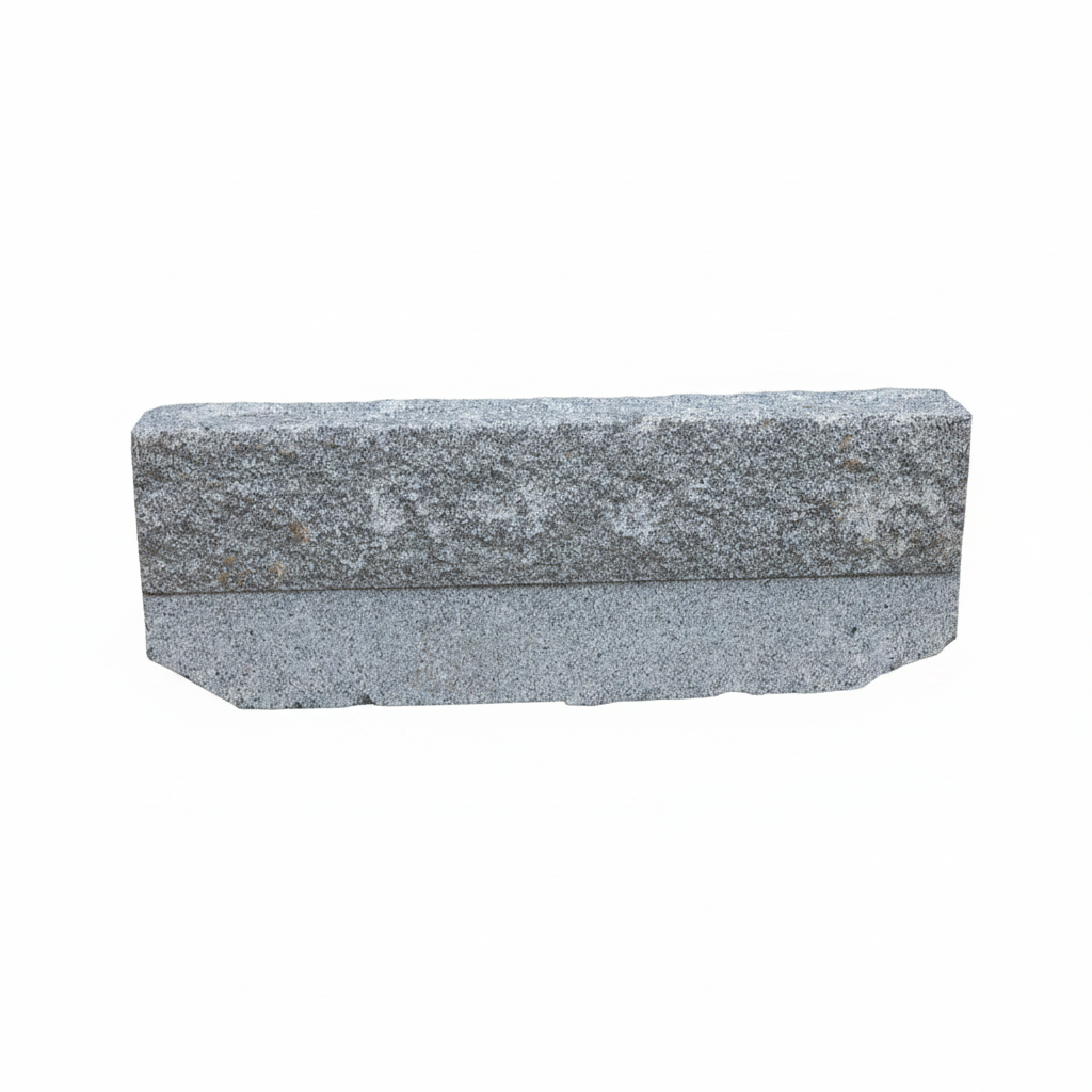 Kantsten RV4 - 750-1250x100x150 -  Rak sten - Grå granit - Hel pall 14st - Ursprung: Kina